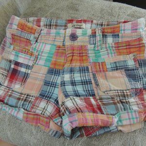 Be Bop plaid shorts size 5